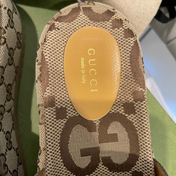 Gucci Angelina GG platform slide sandal - Size 38 fits like a 7.5 US - Picture 4 of 9